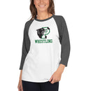 Palmer Wrestling 3/4 sleeve raglan shirt