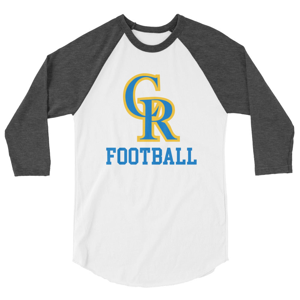 CR FB 3/4 sleeve raglan shirt