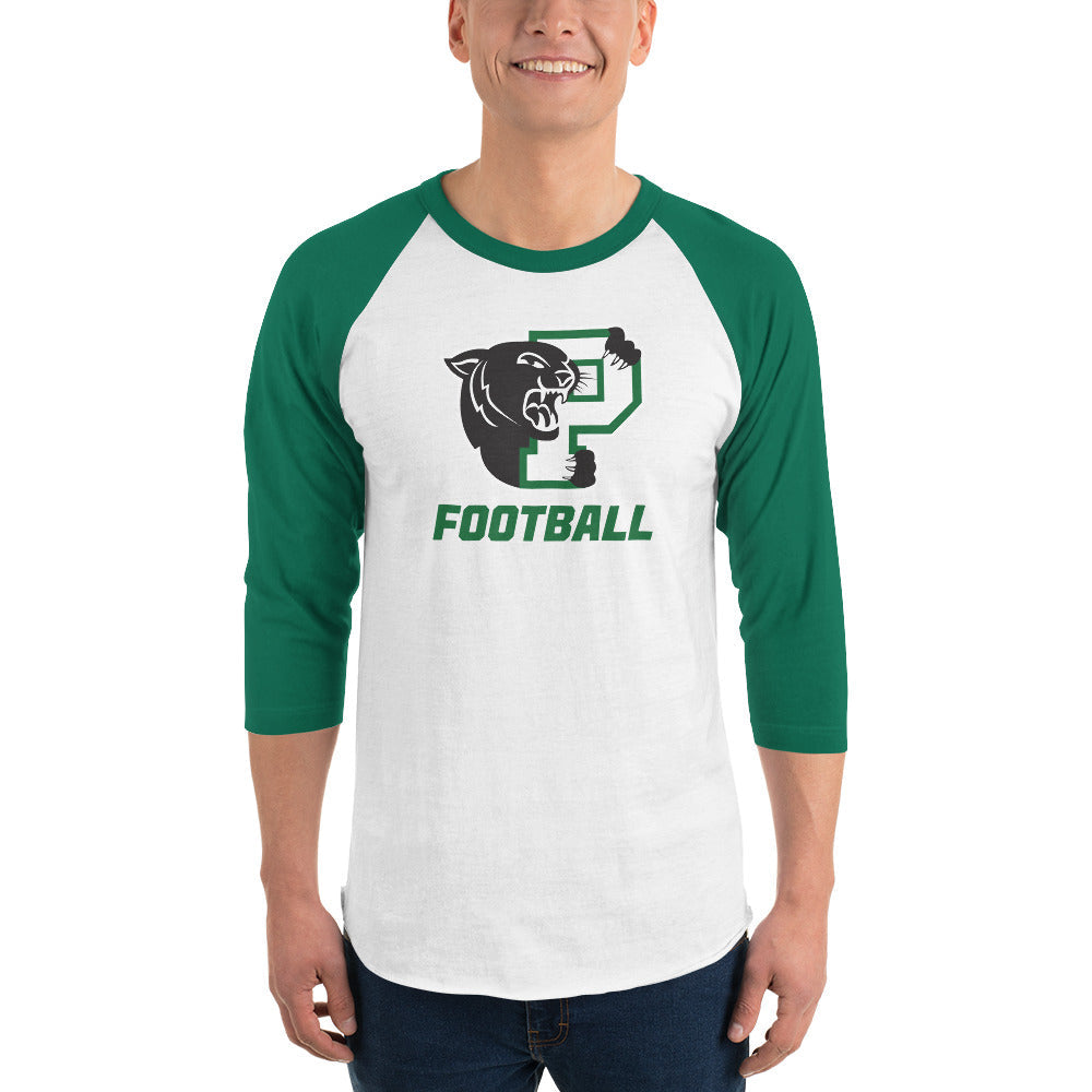 Palmer Football 3/4 sleeve raglan shirt