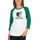 Palmer Wrestling 3/4 sleeve raglan shirt
