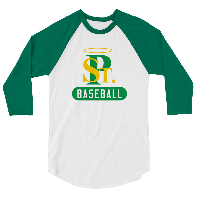 Camisa de béisbol con mangas raglán 3/4 de SPCYO