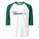 Merchlink 3/4 sleeve raglan shirt