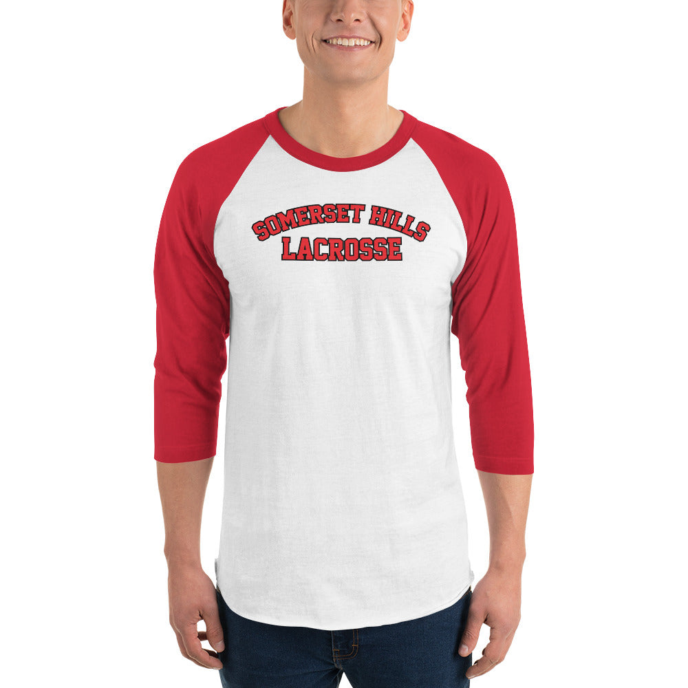 Somerset Hills Lacrosse Club 3/4 sleeve raglan shirt