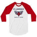 St. Lawrence Cheer 3/4 sleeve raglan shirt