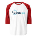 Merchlink 3/4 sleeve raglan shirt
