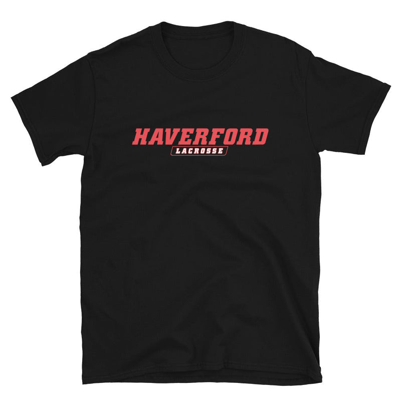 Haverford Men's Lacrosse Short-Sleeve Unisex T-Shirt-black