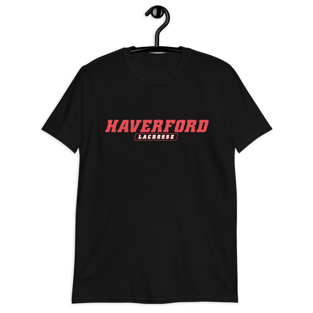 Haverford Men's Lacrosse Short-Sleeve Unisex T-Shirt-black