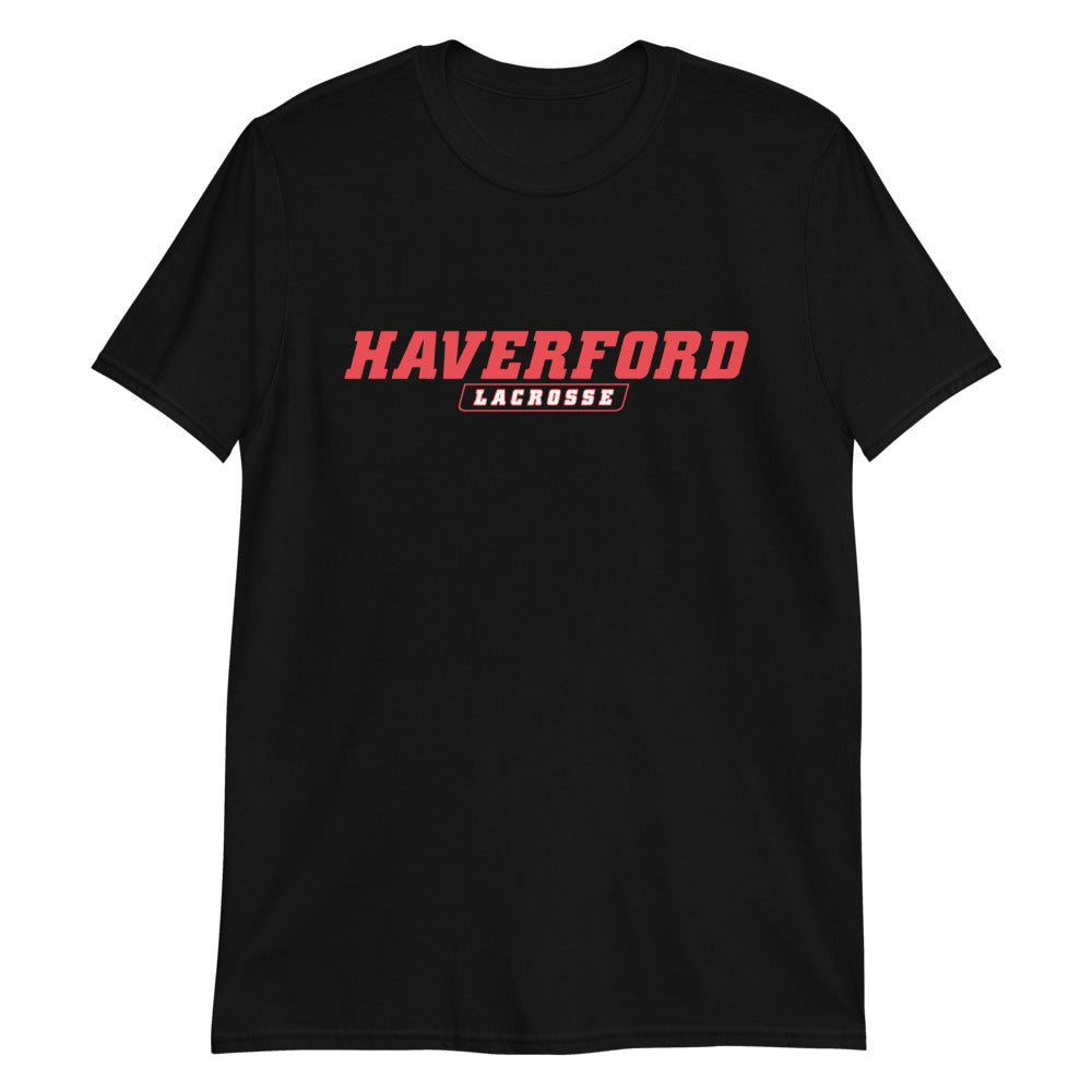 Haverford Men's Lacrosse Short-Sleeve Unisex T-Shirt-black