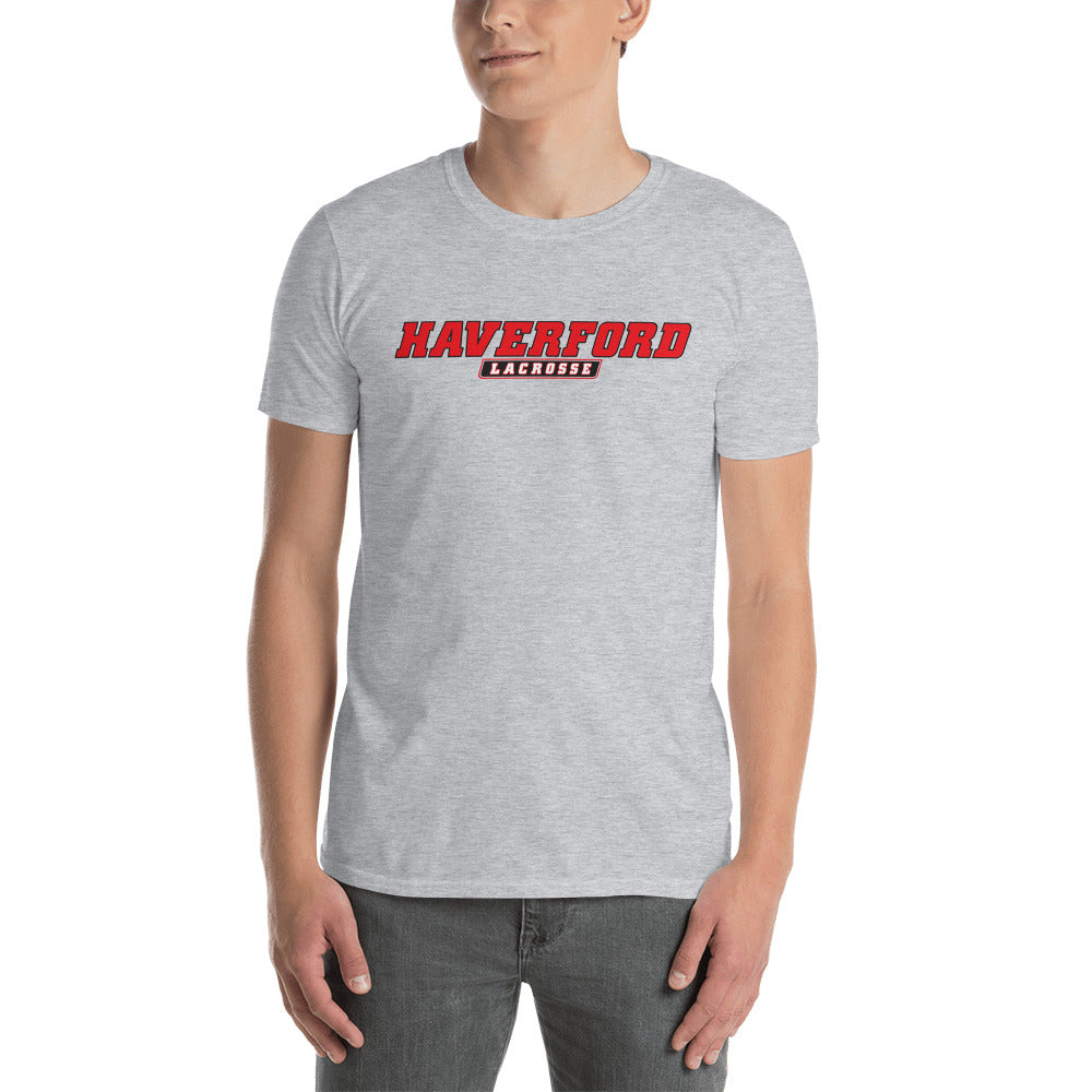 Haverford Men's Lacrosse Short-Sleeve Unisex T-Shirt-grey