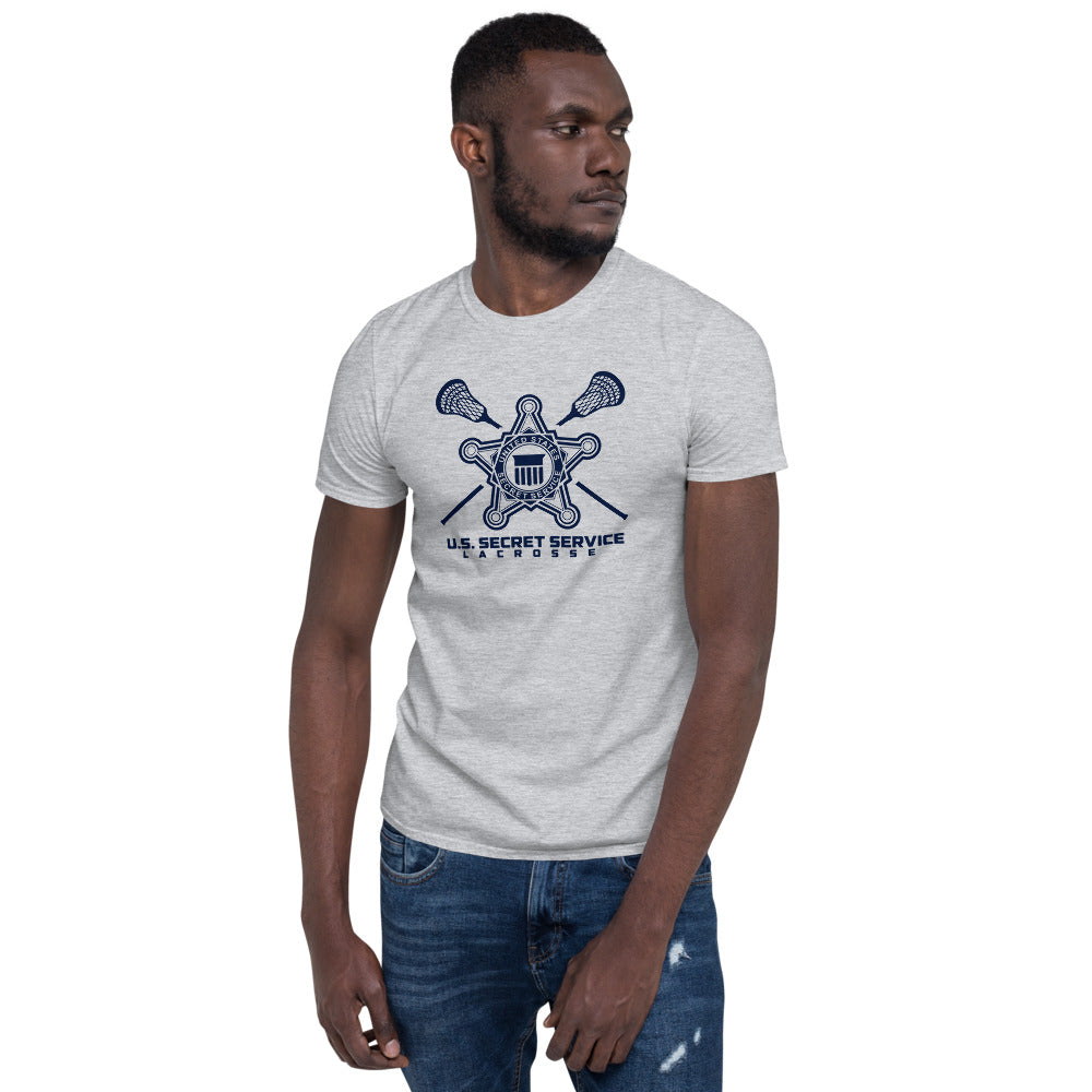 Camiseta unisex de manga corta de lacrosse de la USSS