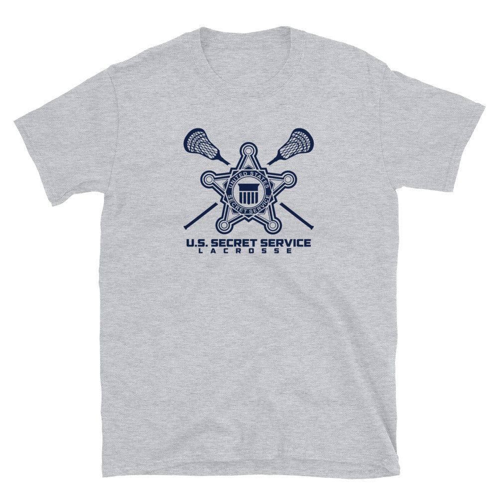 Camiseta unisex de manga corta de lacrosse de la USSS