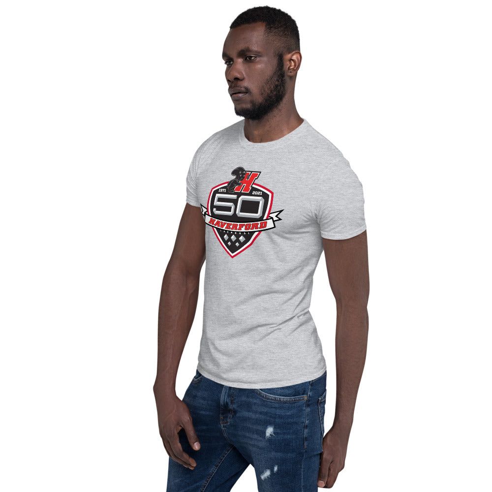 Haverford Men's Lacrosse Short-Sleeve Unisex T-Shirt- grey50years