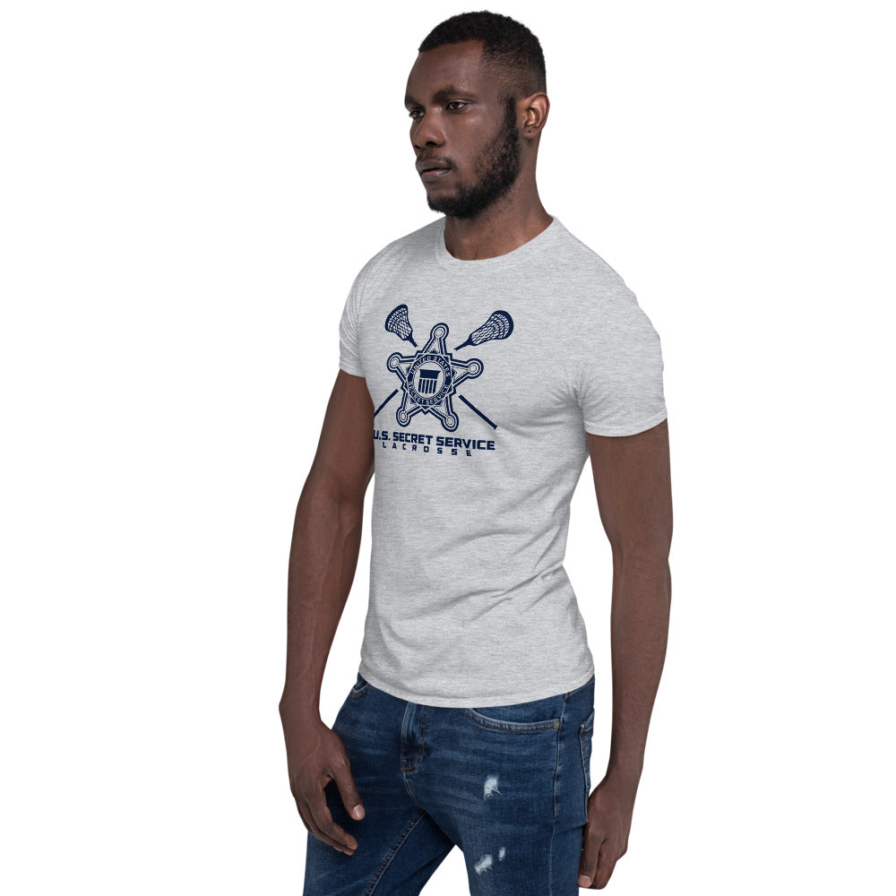 Camiseta unisex de manga corta de lacrosse de la USSS