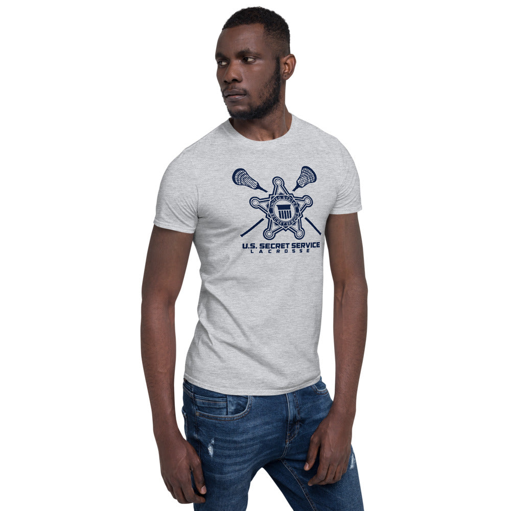 Camiseta unisex de manga corta de lacrosse de la USSS
