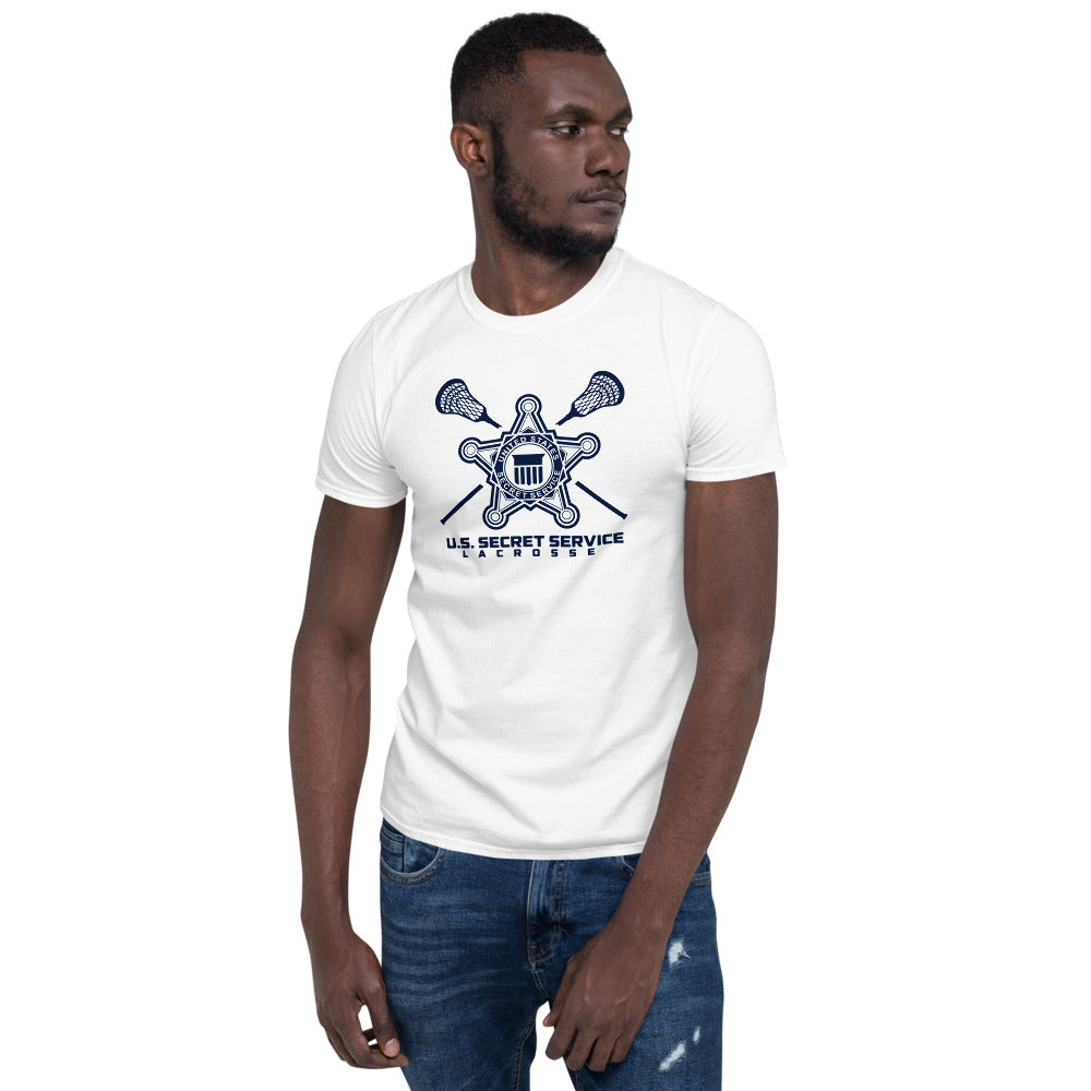 Camiseta unisex de manga corta de lacrosse de la USSS