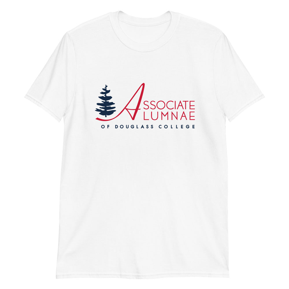 Camiseta unisex de manga corta de exalumna asociada de Douglass College