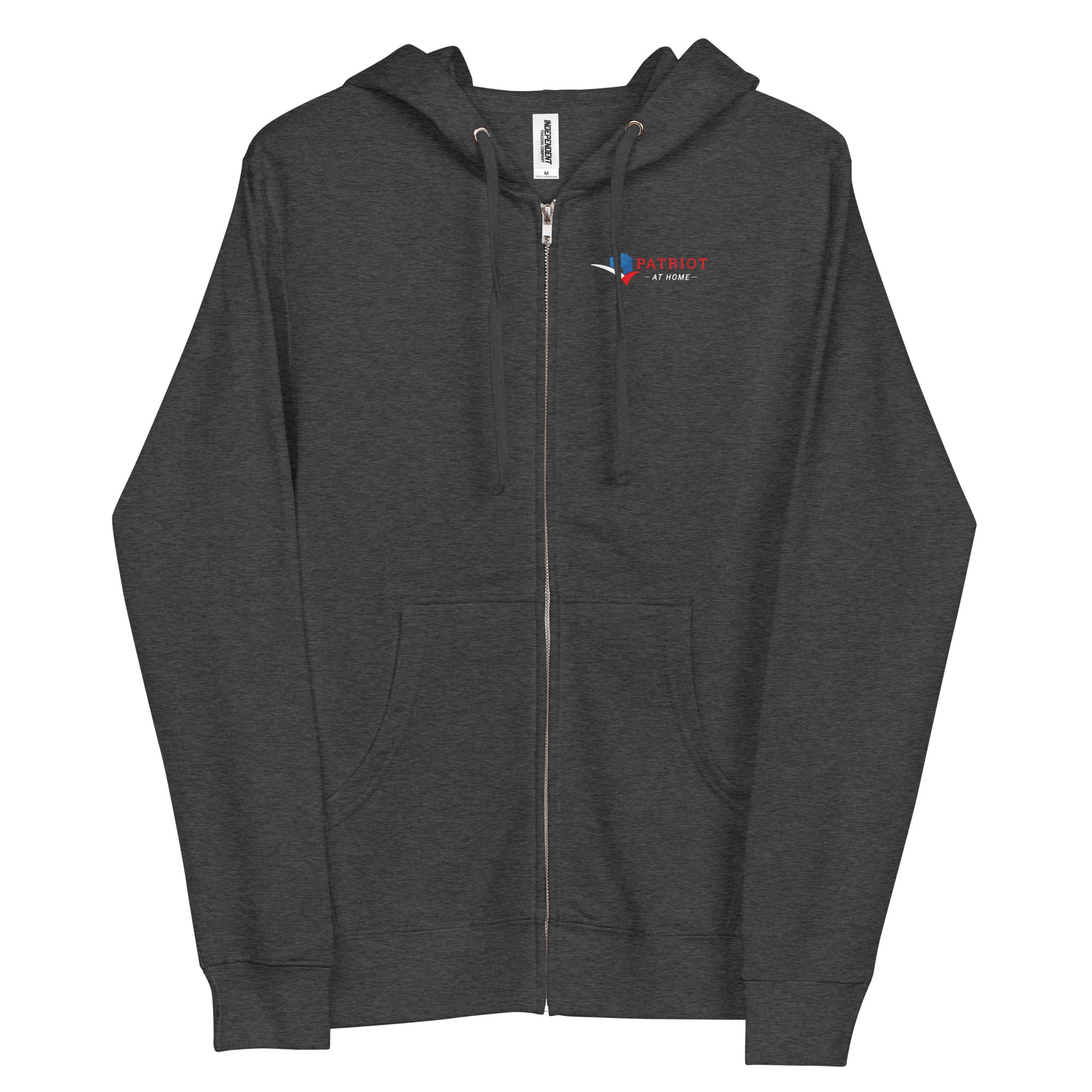PAH Unisex fleece zip up hoodie