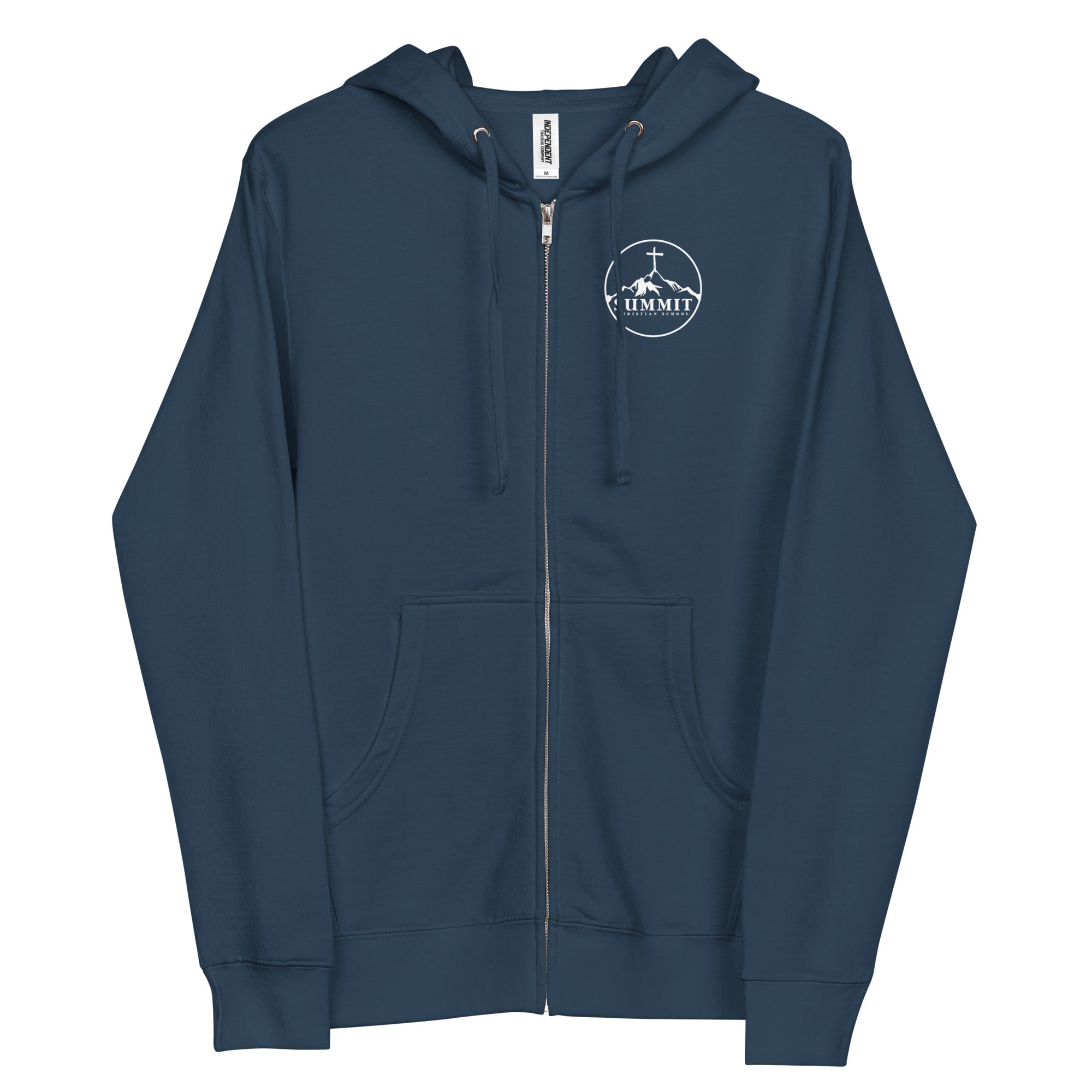 SCS Unisex fleece zip up hoodie