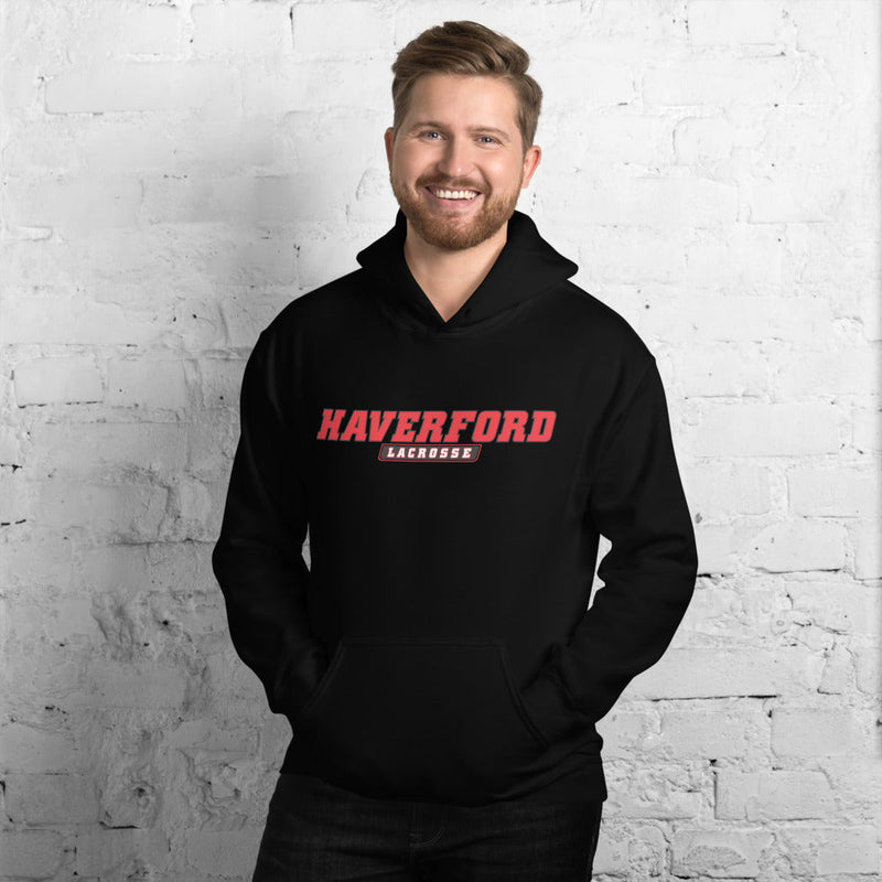 Haverford Men's Lacrosse Unisex Hoodie-grey
