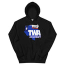 Sudadera unisex con capucha TWA
