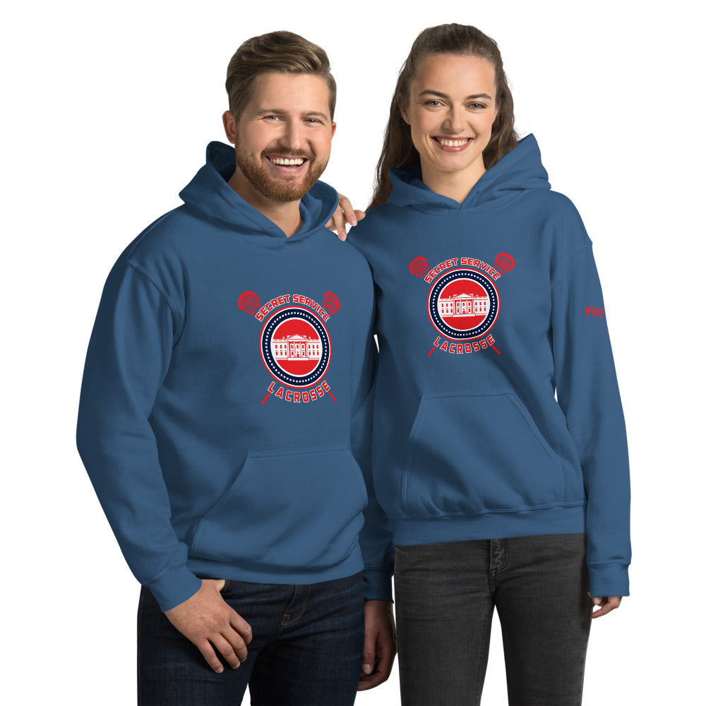 Sudadera unisex con capucha USSS Lacrosse con personalización 2