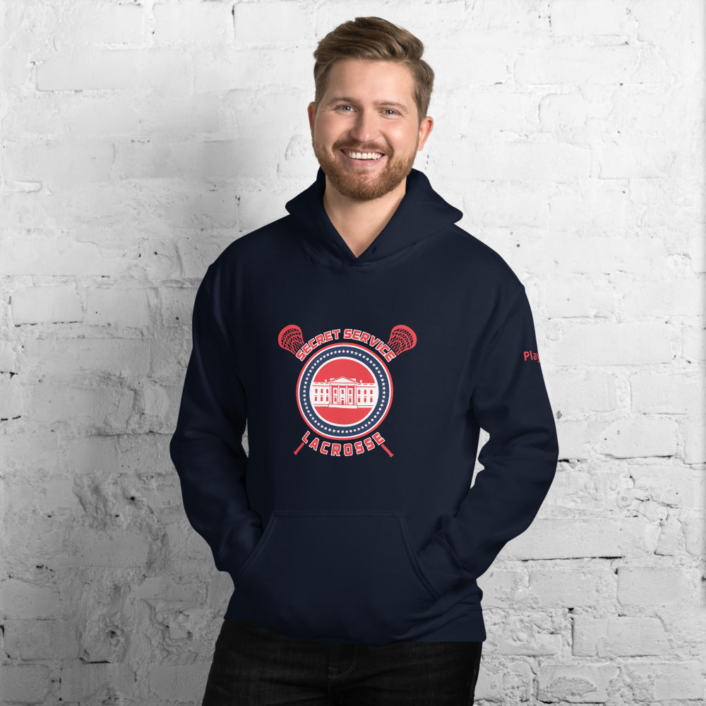 Sudadera unisex con capucha USSS Lacrosse con personalización 2