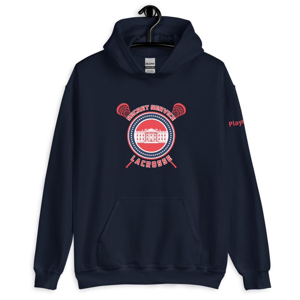 Sudadera unisex con capucha USSS Lacrosse con personalización 2