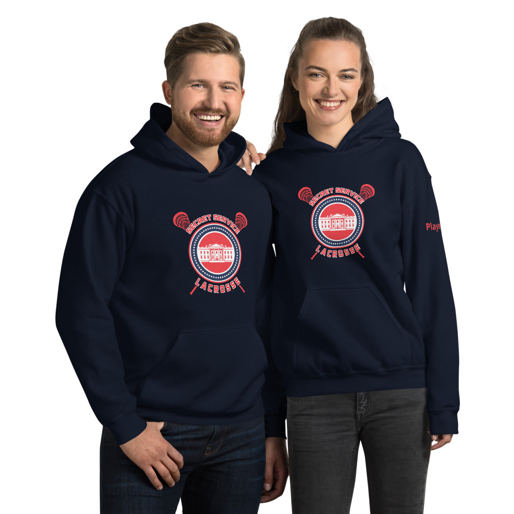 Sudadera unisex con capucha USSS Lacrosse con personalización 2