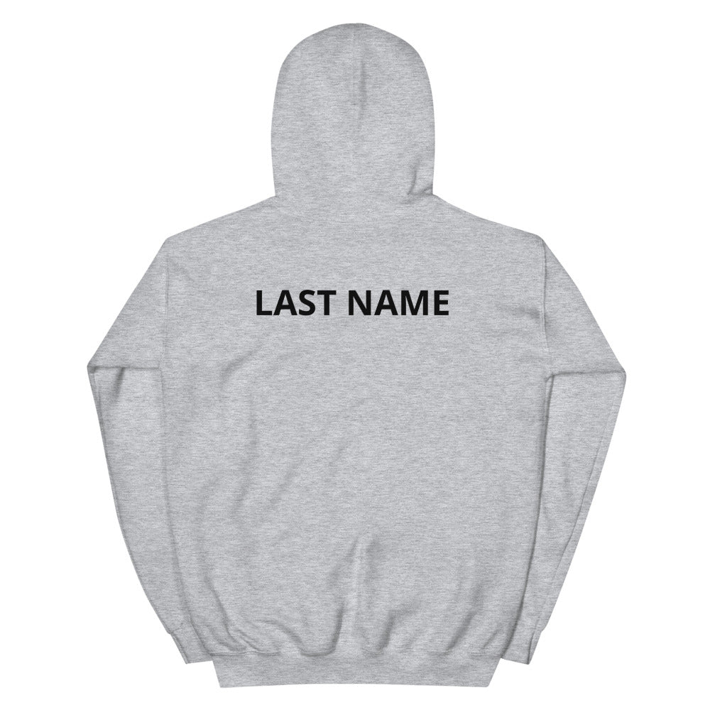 Sudadera unisex para adultos Black Storm con personalización