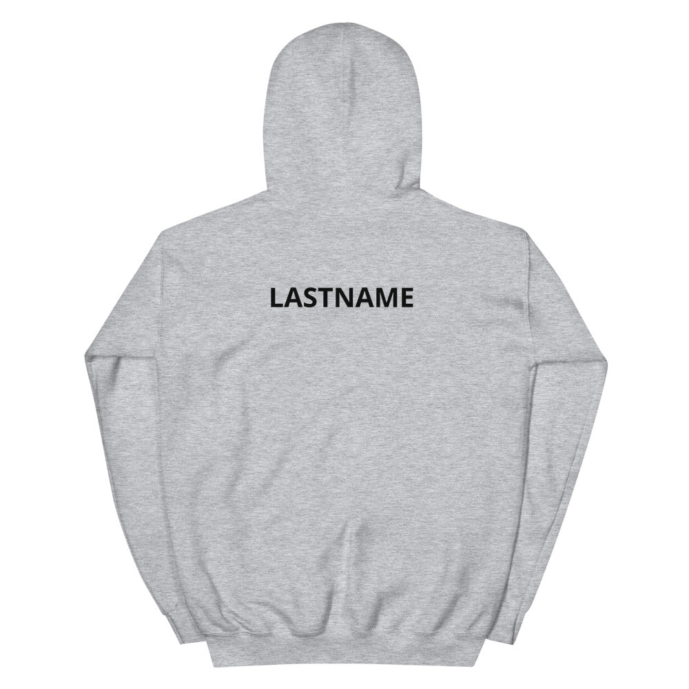Margate Riptides Lacrosse Unisex Hoodie w/personalization - Grey