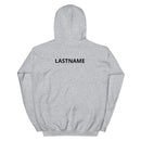 Sudadera unisex con capucha Margate Riptides Lacrosse con personalización - Gris