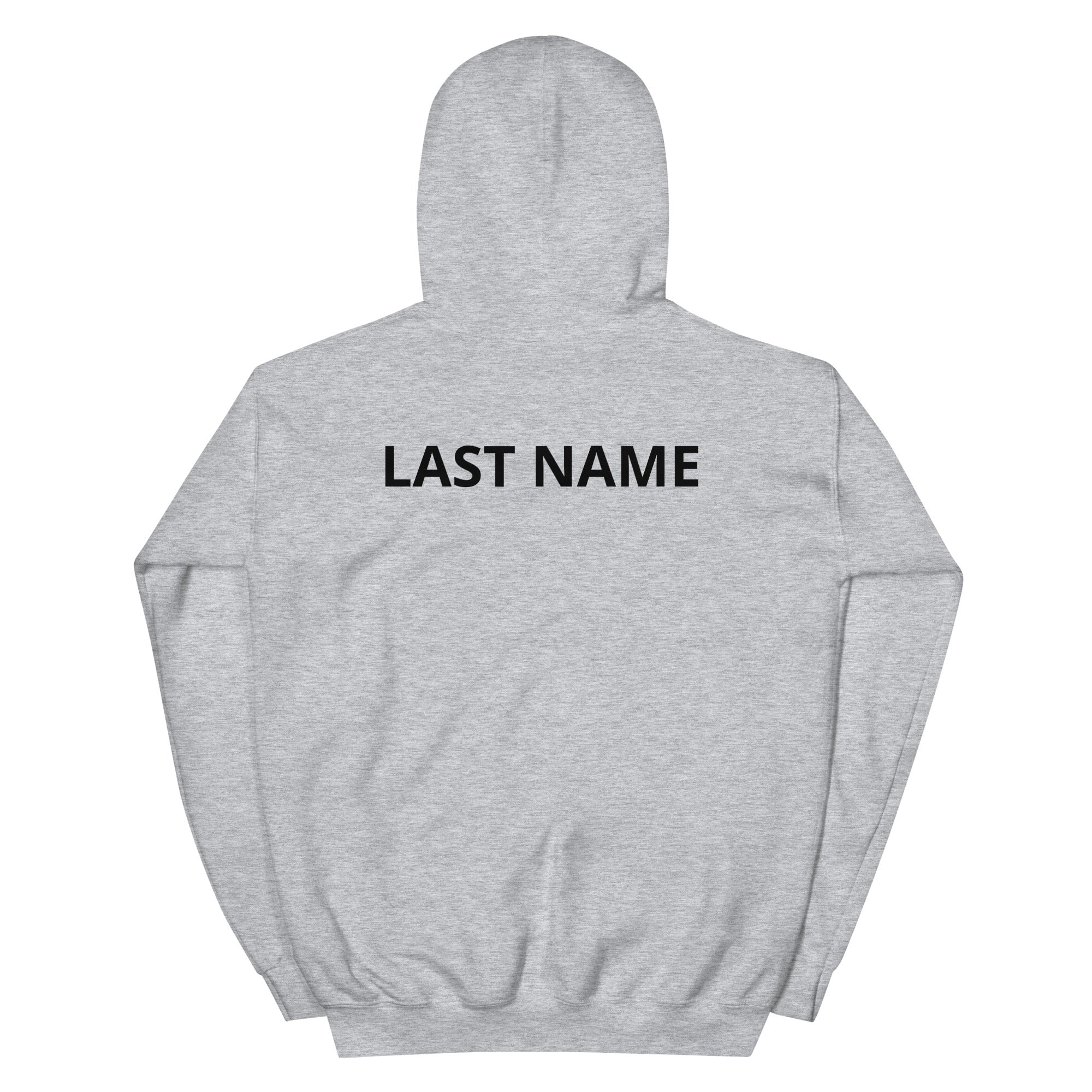Sudadera unisex para adultos Black Storm con personalización