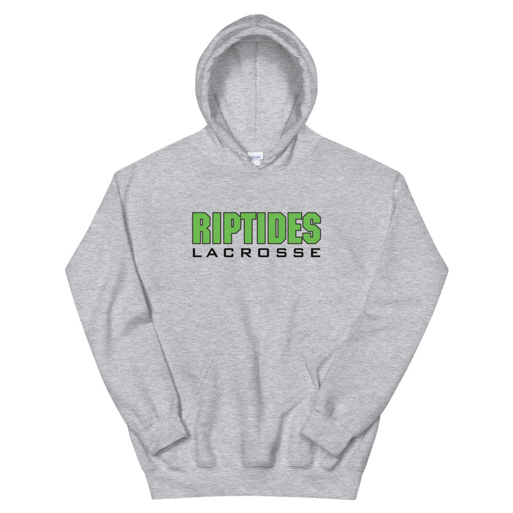 Margate Riptides Lacrosse Unisex Hoodie w/personalization - Grey