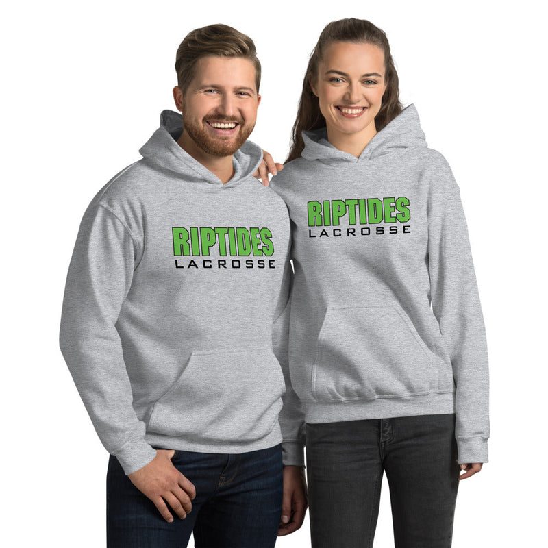 Margate Riptides Lacrosse Unisex Hoodie w/personalization - Grey