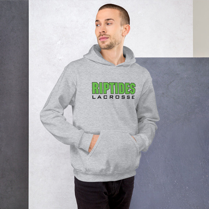 Margate Riptides Lacrosse Unisex Hoodie w/personalization - Grey