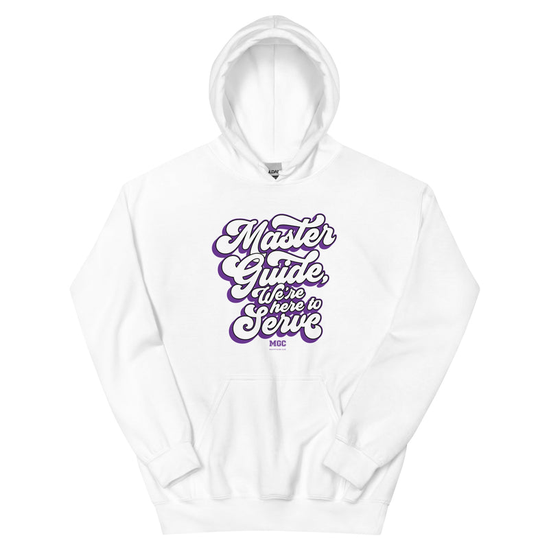 MGC Unisex Hoodie We're here to serve