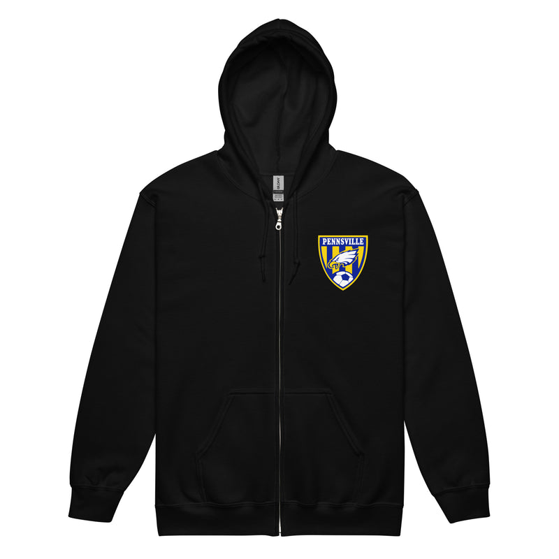 Pennsville Soccer Unisex heavy blend zip hoodie