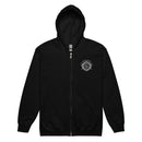 Sudadera unisex con capucha y cremallera de mezcla pesada MFD v2