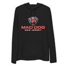 Sudadera ligera con capucha Mad Dog NJ, color negro
