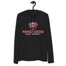 Sudadera ligera con capucha Mad Dog NJ, color negro