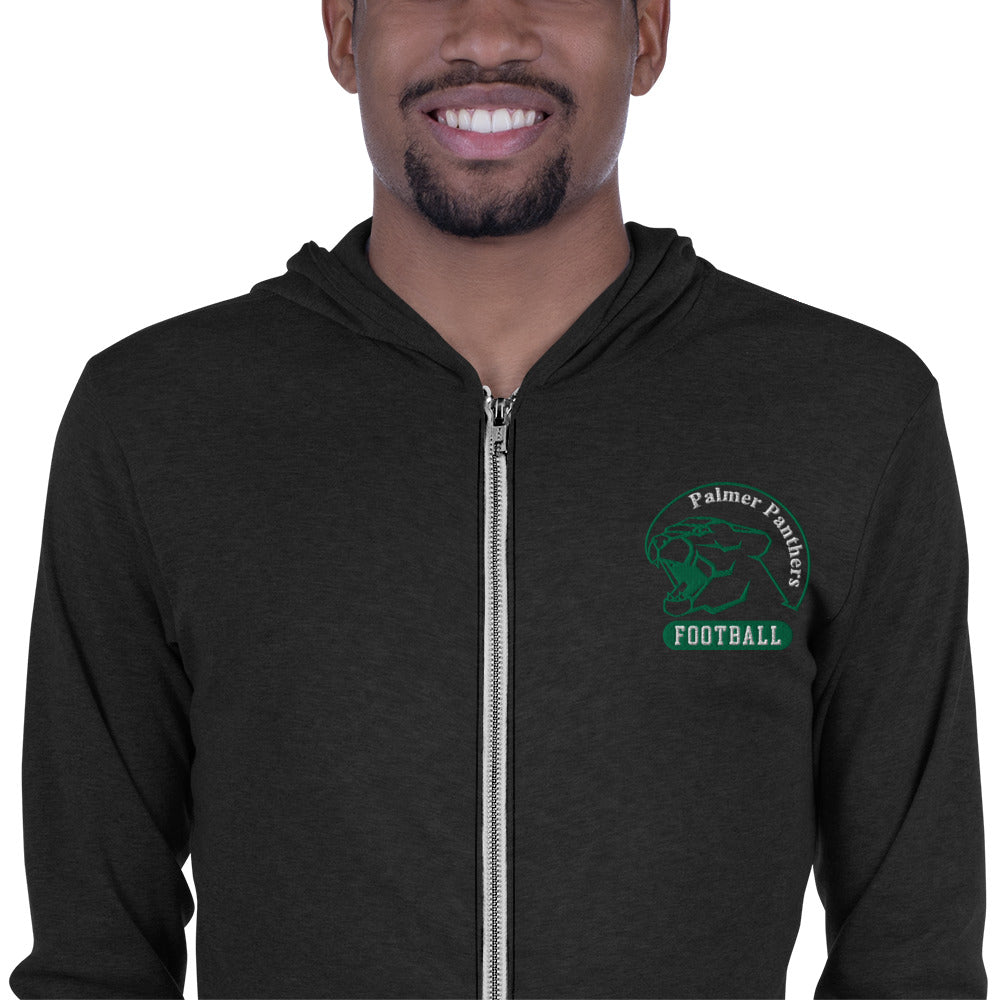 Palmer Football Unisex zip hoodie