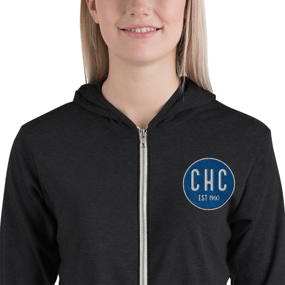 CHC Unisex zip hoodie