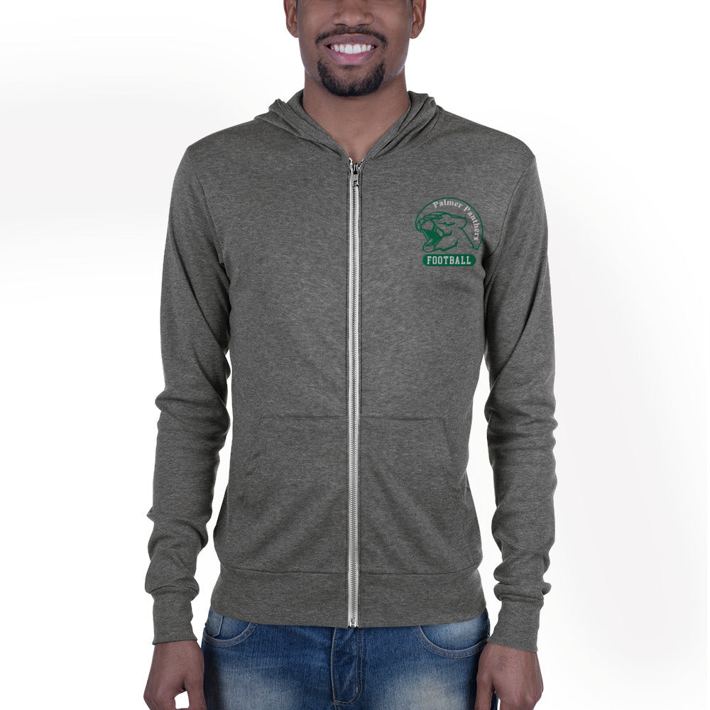 Palmer Football Unisex zip hoodie