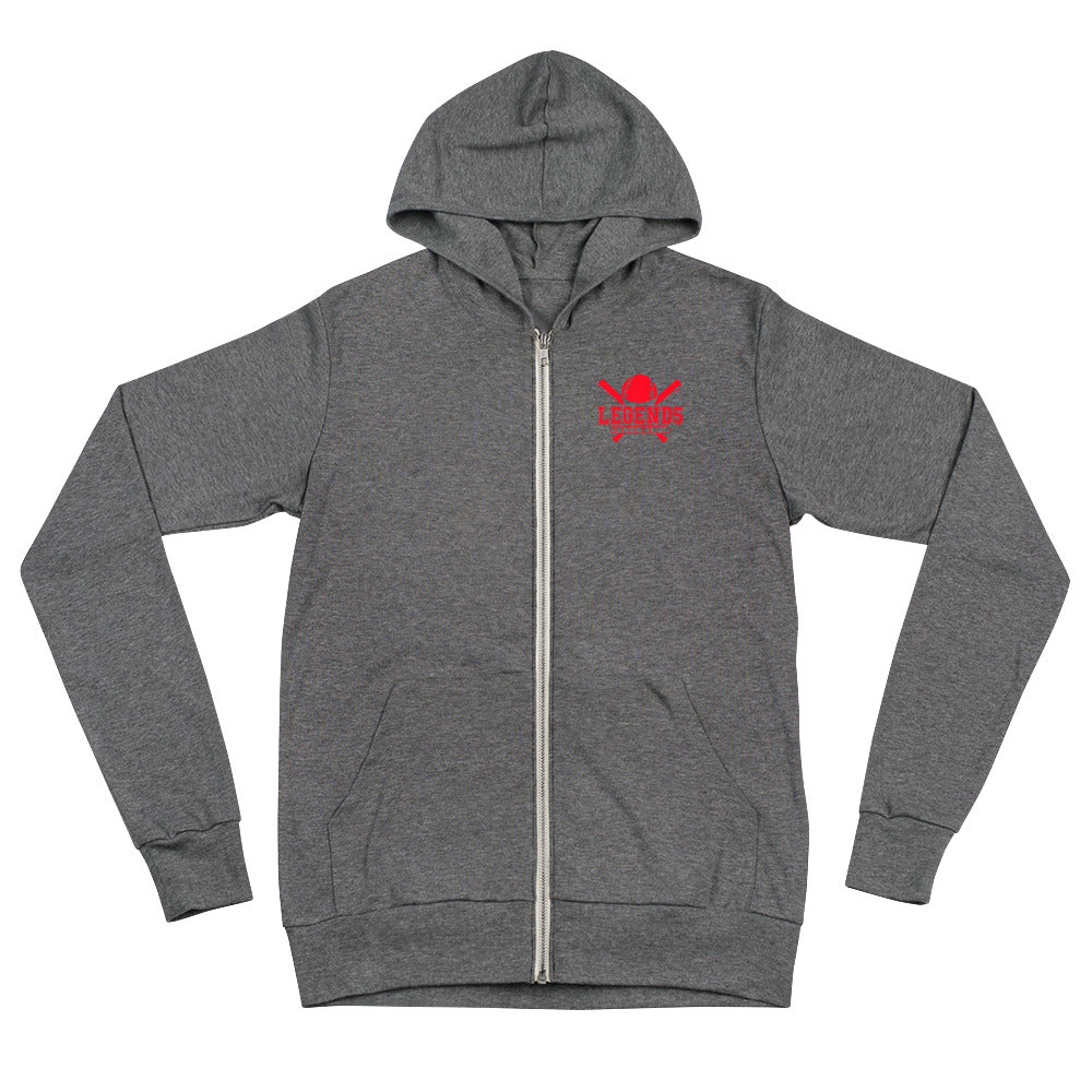 Legends Unisex zip hoodie v3