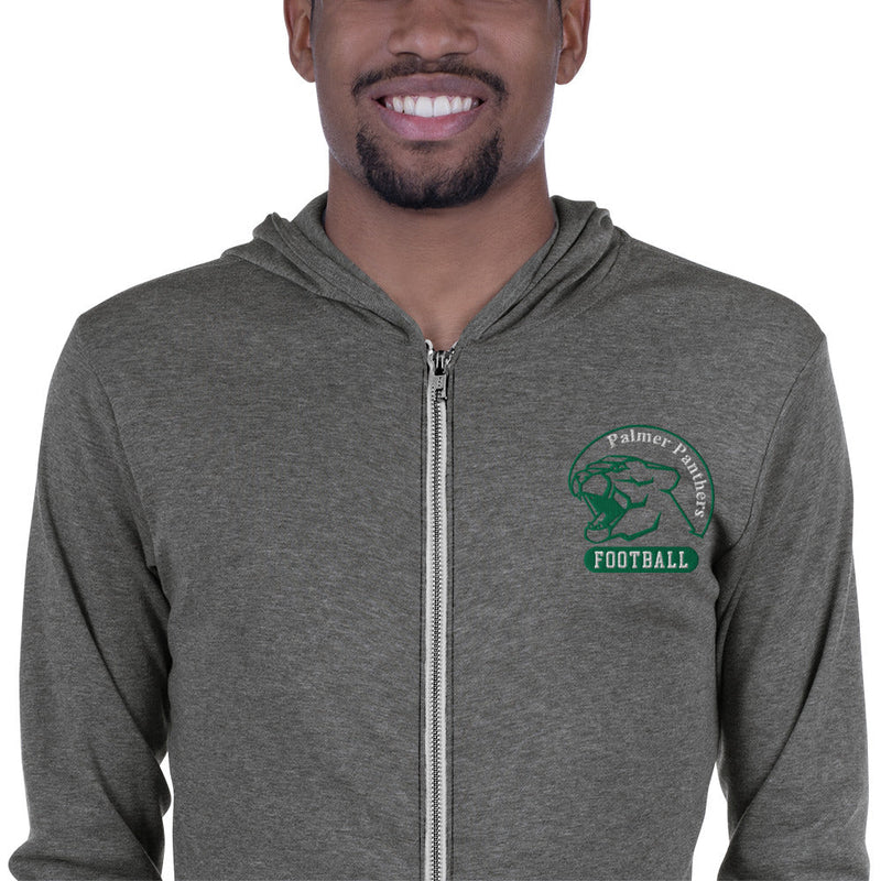 Palmer Football Unisex zip hoodie