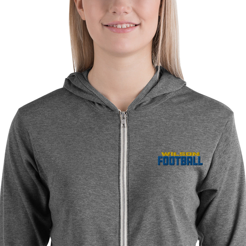 Wilson Football Unisex zip hoodie