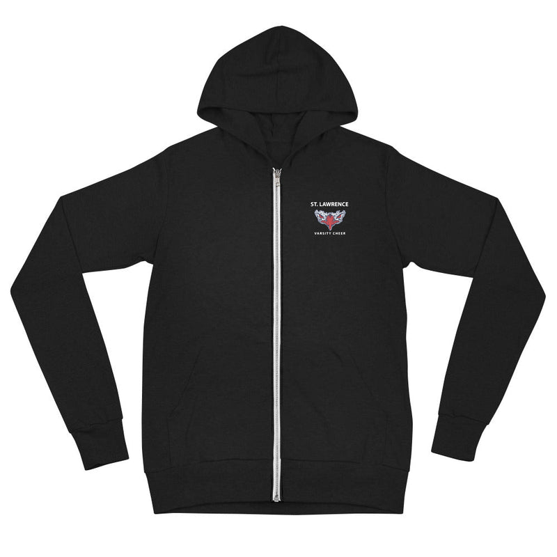 St. Lawrence Cheer Unisex zip hoodie