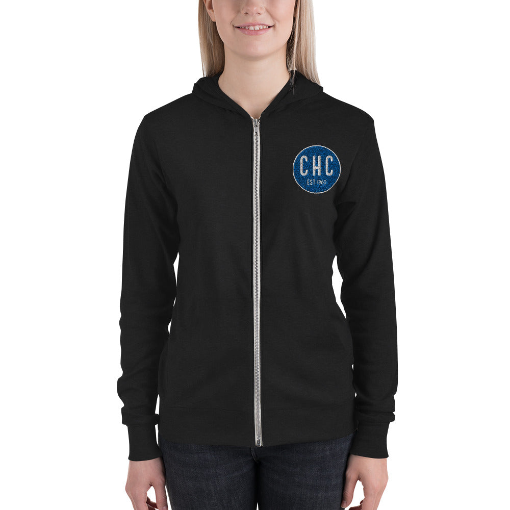 CHC Unisex zip hoodie