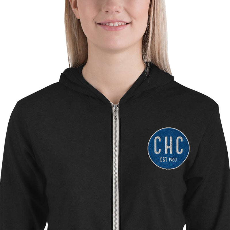 CHC Unisex zip hoodie