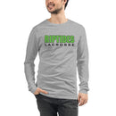Camiseta de manga larga unisex de lacrosse Margate Riptides, color gris